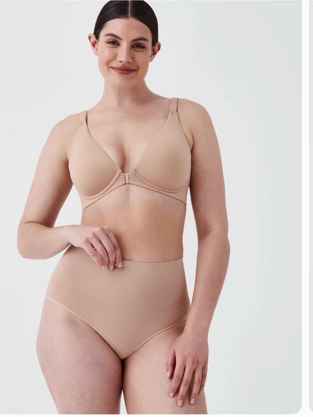 SPANX Light Nude Front-Closure Wireless Bra